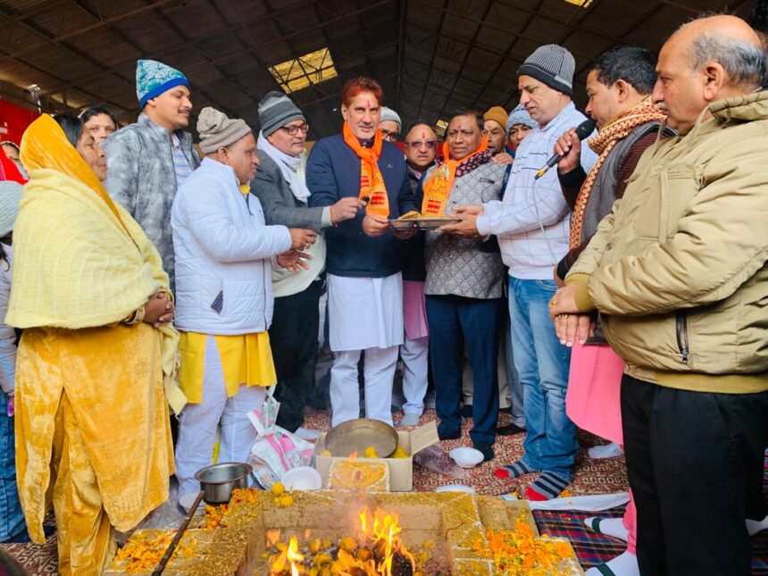राम मंदिर सदियों के अखंड तप, त्याग और संकल्प का प्रतीक : चेयरमैन सुभाष बराला-चेयरमैन ने रामलला प्राण प्रतिष्ठा कार्यक्रम के उपलक्ष्य में रखे गये हवन यज्ञ और भंडारे में की शिरकत