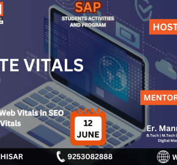 Devansh seminar डिजिटल मार्केटिंग सेमिनार फेस्ट 2023 (फेज-2) : वेब विटल्स पर एक सेमिनार 12 जून को आयोजित किया जाएगा