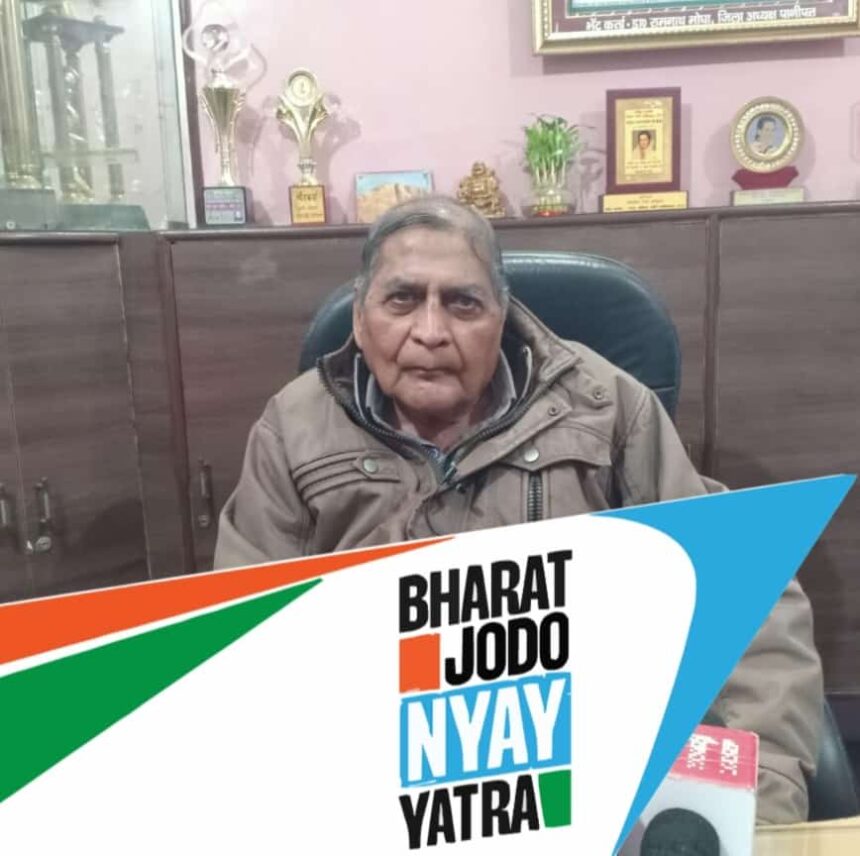 ऑल इण्डिया सोनिया गांधी एसोसिएशन के राष्ट्रीय चेयरमैन डॉ0 एम.सी. ऋषि बिश्नोई ने बताया
