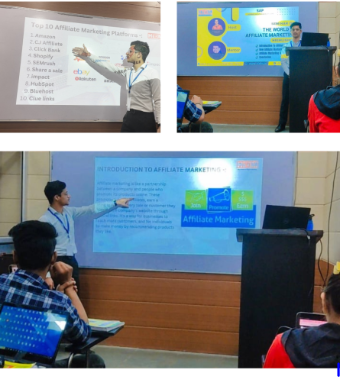 chahat HiDM डिजिटल मार्केटिंग सेमिनार फेस्ट 2023- “बेचने के लिए उत्पादों के वीडियो बनाना Affiliate marketing में एक उभरता हुआ चलन है- चाहत ने कहा