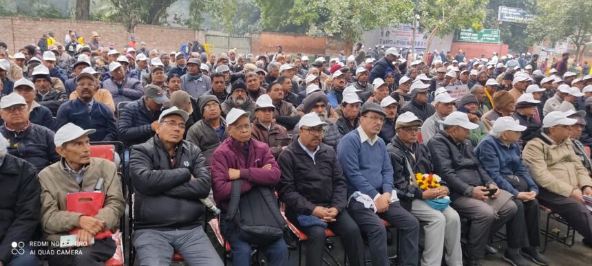 CFB27753-9F11-4FEF-AB7B-735C0AADDC33 गत दिवस सम्पूर्ण भारतवर्ष के विभिन्न बैंको के पेंशनर्स, बैंक प्रबंधन, भारतीय बैंक संघ और तीन प्रमुख बैंक यूनियनों द्वारा उनके साथ किए जा रहे अन्याय के खिलाफ जंतर-मंतर,