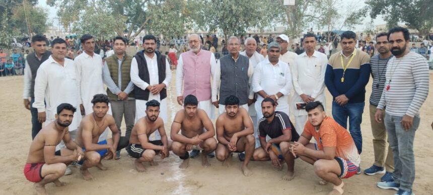 IMG-20240221-WA0001 कल विधानसभा नलवा के गांव रावलवास खुर्द में विशाल सर्कल कबड्डी प्रतियोगिता का आयोजन करवाया गया