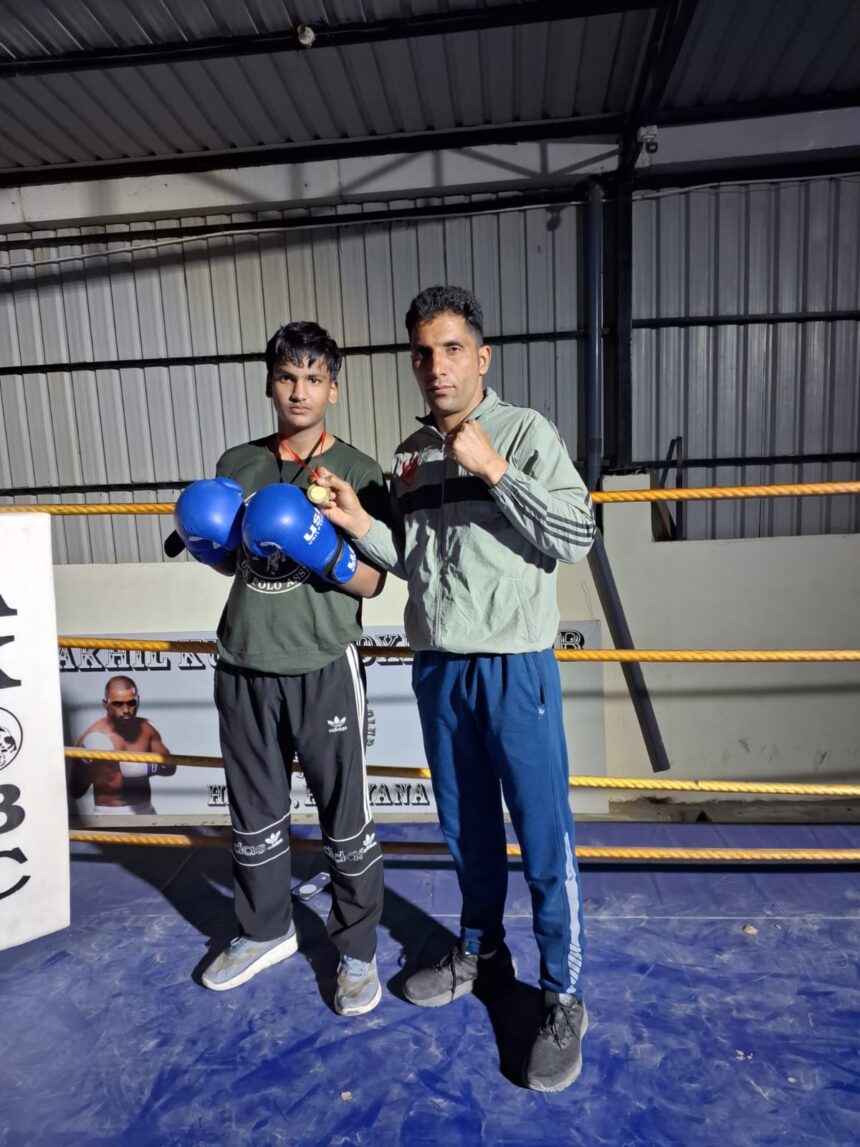 Photo Viraj Singh Chuahn सुभाष चंद्रा फाउंडेशन एक्सीलेंसी सेंटर के खिलाड़ी विराज सिंह चौहान ने हासिल किया गोल्ड मेडल