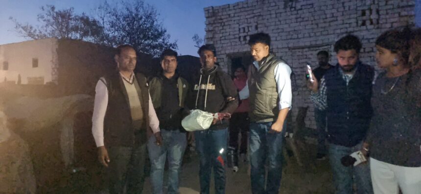 हरियाणा राज्य नार्कोटिक्स कन्ट्रोल ब्युरो युनिट हिसार की टीम ने गांव पाबडा थाना बरवाला जिला हिसार से नशा स्पलायर से गांजा मोटरसाईकिल सहित बरामद किया ।