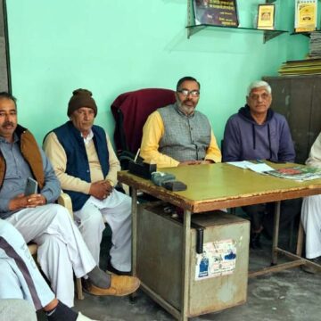 डॉ. डीपी वत्स का राज्यसभा के लिए फिर से मनोनयन किया जाए-भगवान परशुराम जनसेवा समिति व सर्व समाज ने बैठक करके उठाई मांग-