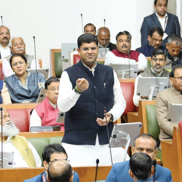 dushyant copy पानीपत के उद्योगों को लाभकारी बनाने के लिए कॉमन बॉयलर लगाने पर विचार कर रही है सरकार : दुष्यंत चौटाला