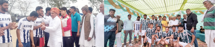 शहीद निशांत मलिक की याद में आयोजित फुटबॉल प्रतियोगिता में दौलतपुर की टीम रही प्रथम 