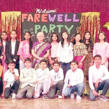 Millinam copy मिलेनियम पब्लिक स्कूल में विदाई समारोह आयोजित