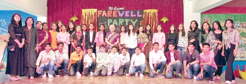 Millinam copy मिलेनियम पब्लिक स्कूल में विदाई समारोह आयोजित