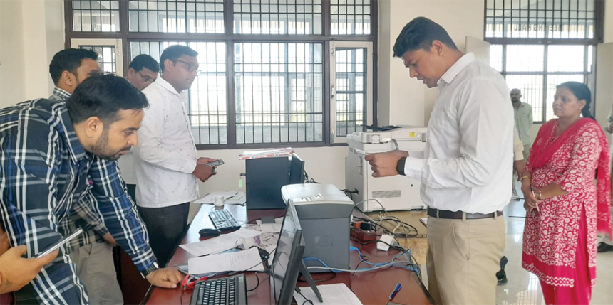 SDM Hansi copy हांसी हल्के में 19 वर्ष तक के 4050 तथा 110 वर्ष आयु से अधिक तीन मतदाता करेंगे मतदान