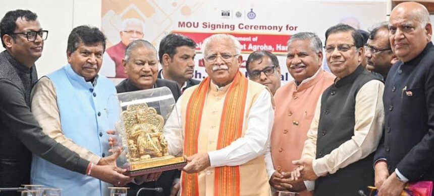 अखिल भारतीय अग्रवाल सम्मेलन की लंबित मांग अग्रोहा टीले की खुदाई को मंजूरी देने पर मुख्यमंत्री का आभार : गोपाल शरण गर्ग