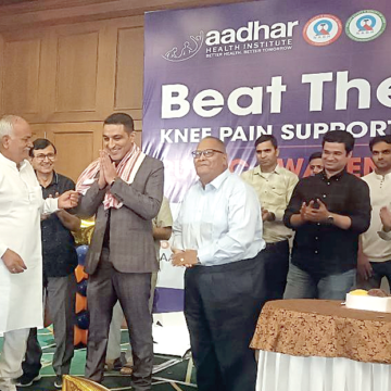 आधार अस्पताल द्वारा मिडटाउन ग्रैंड में जन जागरूक कार्यक्रम आयोजित