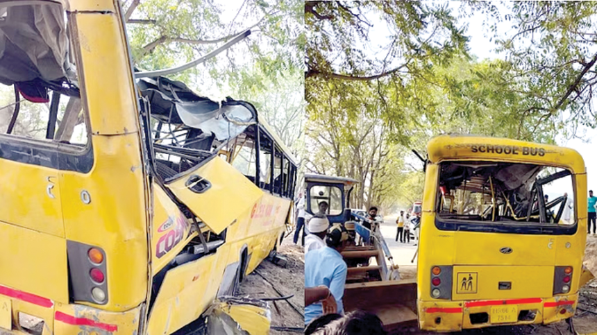 Accident copy स्कूल बस पलटने से 8 छात्रों की मौत, 22 घायल, छुट्टी के दिन भी खुला था विद्यालय