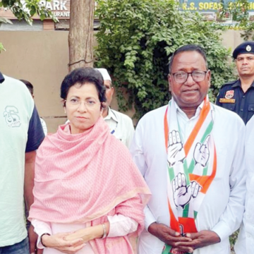 उकलाना नगर परिषद के पूर्व चेयरमैन घनश्याम दास भाजपा छोड़ कांग्रेस में शामिल