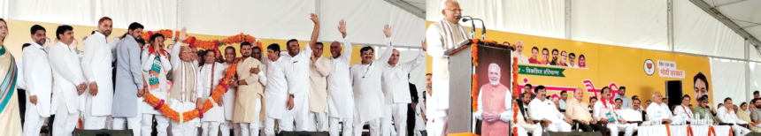 Khater copy भाजपा के सत्ता संभालने से पूर्व था निराशा का माहौल, हमने व्यवस्था बदली : मनोहर लाल
