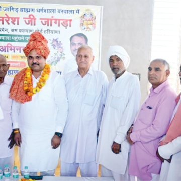 Naresh Jangra copy नरेश जांगड़ा का जांगड़ा समाज के लोगों ने बरवाला में किया अभिनंदन