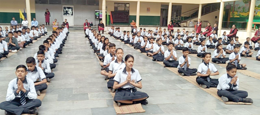 Vidya bharti copy विद्या भारती पब्लिक स्कूल में मां सरस्वती पूजा के साथ किया गया नए सत्र का शुभारंभ