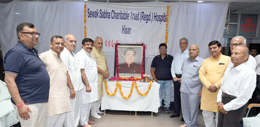 सेवक सभा हस्पताल के संस्थापक डॉ राम प्रकाश बंसल की याद में नि:शुल्क मैडिकल चैकअप कैम्प का आयोजन
