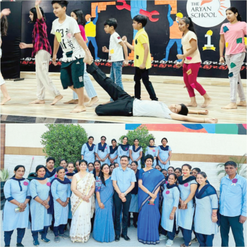 दी आर्यन स्कूल में श्रमिक दिवस के अवसर विशेष प्रार्थना सभा का आयोजन 