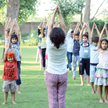 Dhyan copy ओशो ध्यान उपवन में बच्चों का पांच दिवसीय शिविर धूमधाम से शुरू
