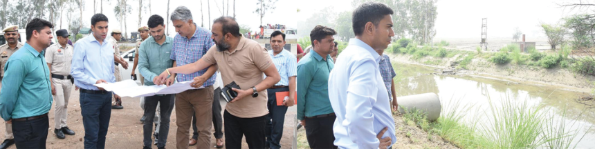DC copy (2) उपायुक्त ने जिले का दौरा कर बरसाती पानी निकासी प्रबंधों का लिया जायजा, अधिकारियों को ३० जून तक प्रबंध पूर्ण करने के दिए थे निर्देश