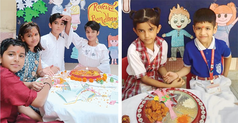 Bharti vidya copy भारती विद्या मंदिर स्कूल में रीति-रिवाज के साथ मनाया गया रक्षाबंधन का त्योहार