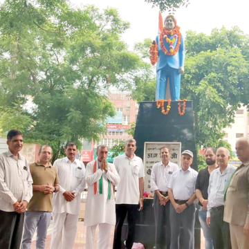 Bhupinder gagwa copy पुराना गवर्नमेंट कॉलेज ग्राउंड में मनाया गया शहीद ऊधम सिंह का बलिदान दिवस